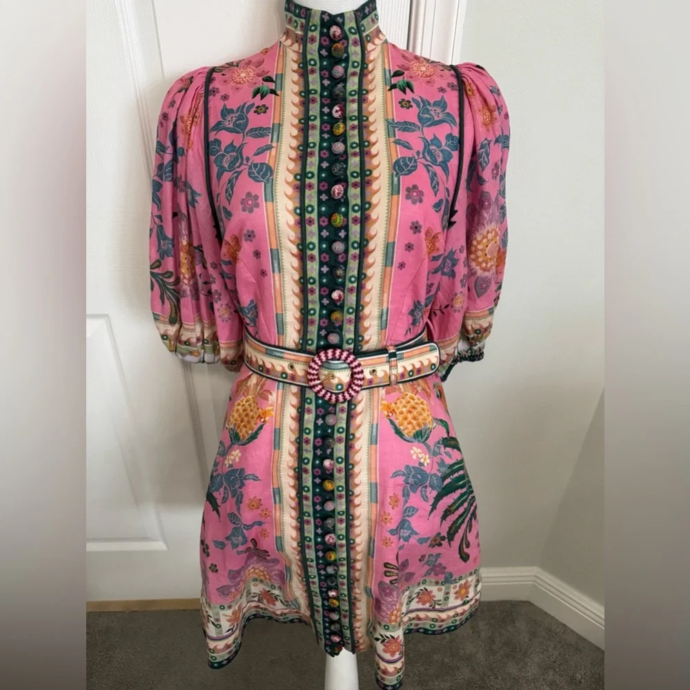 Zimmermann Floral Pink Dress - Picture 3 of 6